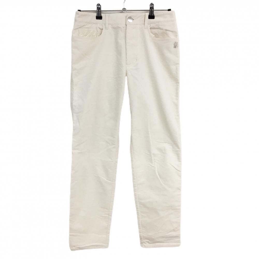 Dance With Dragon ジョガーパンツ ホワイト サイズ3 ゴルフ Dance