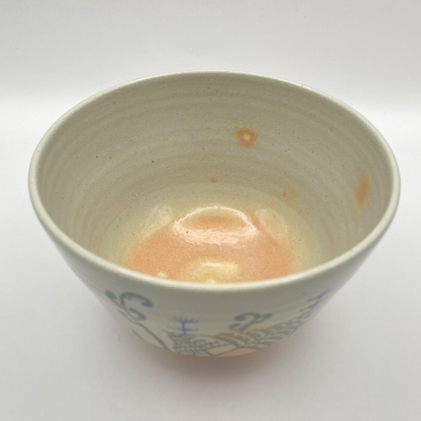 抹茶茶碗 御本手 春草 田中渓峰 紙箱入 茶道具 茶盌 茶器 春 - メルカリ