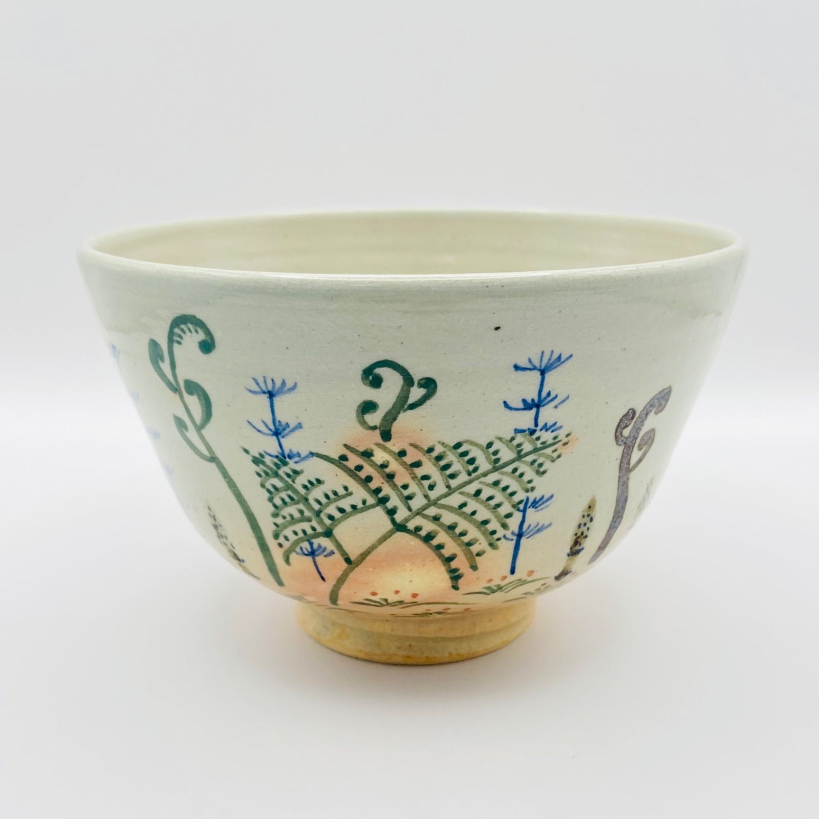 抹茶茶碗 御本手 春草 田中渓峰 紙箱入 茶道具 茶盌 茶器 春 - メルカリ