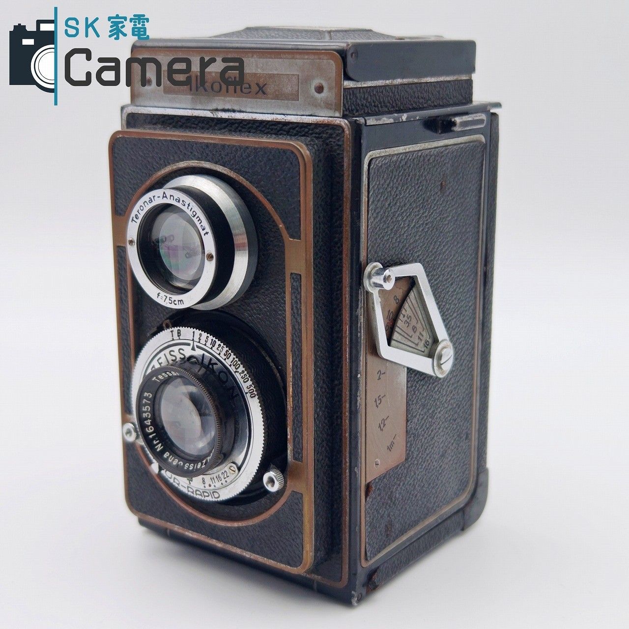中古】 ZEISS IKON Ikoflex Tessar 7.5cm F3.5 ツァイスイコン 二眼