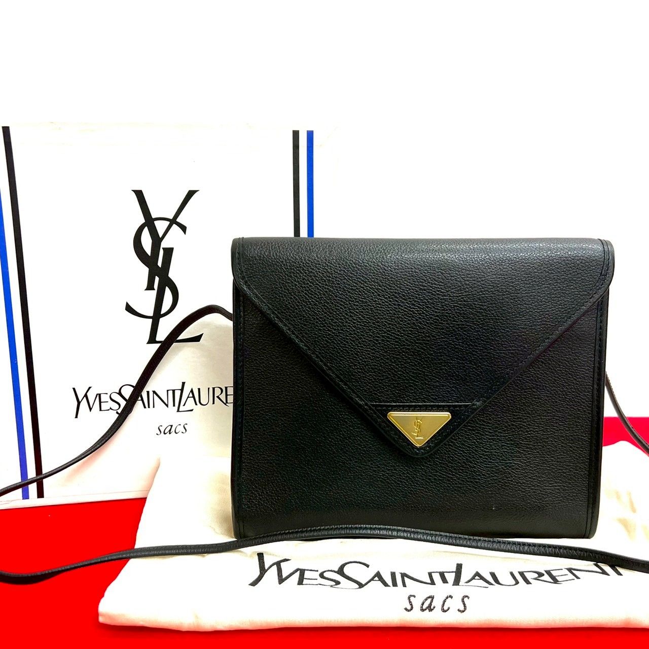 極 美品 保存箱 袋付 YVES SAINT LAURENT イヴ・サンローラン 極 美品 保存箱 袋付 YVES SAINT LAURENT イヴ・サンローラン