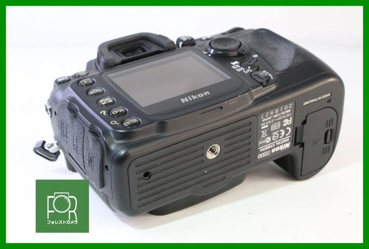動作保証・点検済】極上品□ニコン Nikon D200 ボディ□ショット数