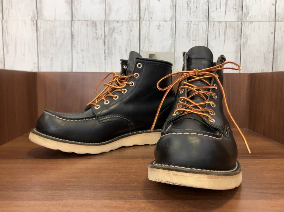 RED WING 8179 黒 モックUS8E USA製 2010年製 箱付き RED WING 8179 黒