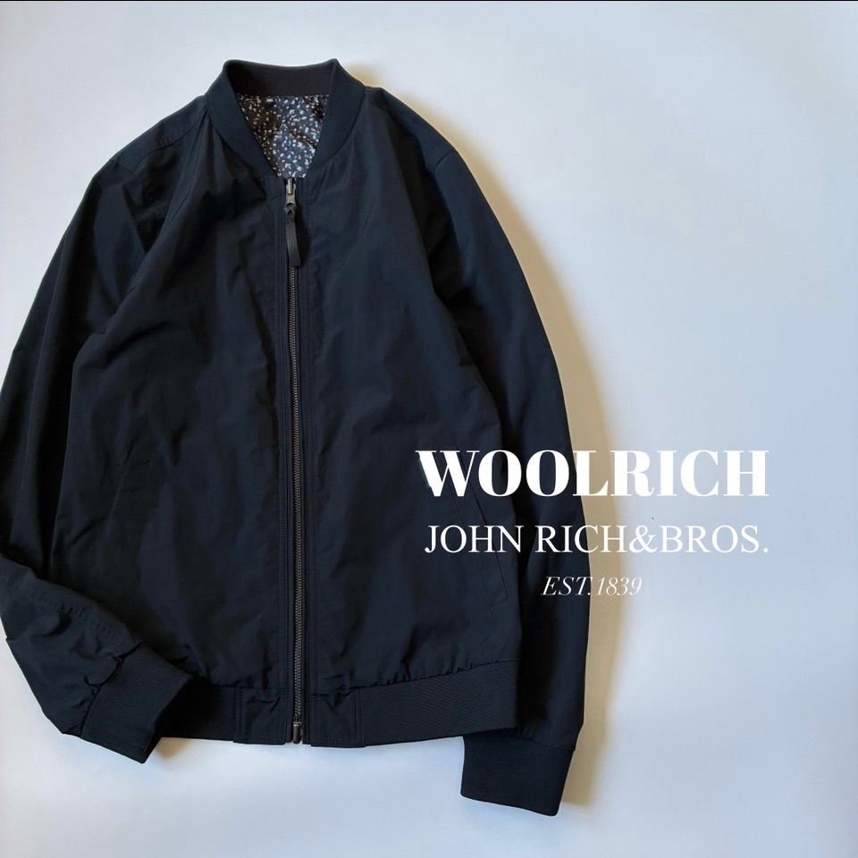 WOOLRICH / PRINTED CHARLOTTE BOMBER リバーシブル MA1 フライト