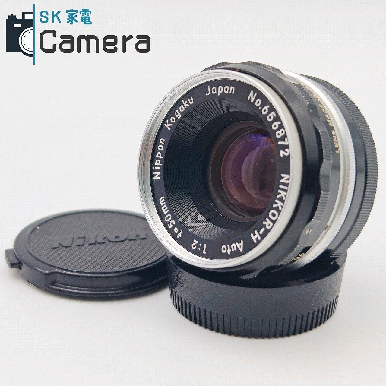 中古】 NIKON NIKKOR-H Auto 50mm F2 非Ai ニコン キャップ付 - メルカリ