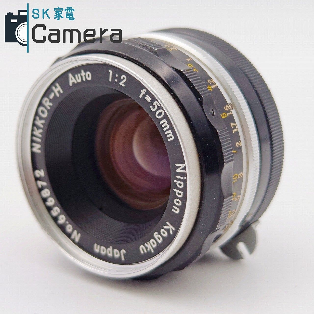 中古】 NIKON NIKKOR-H Auto 50mm F2 非Ai ニコン キャップ付 - メルカリ