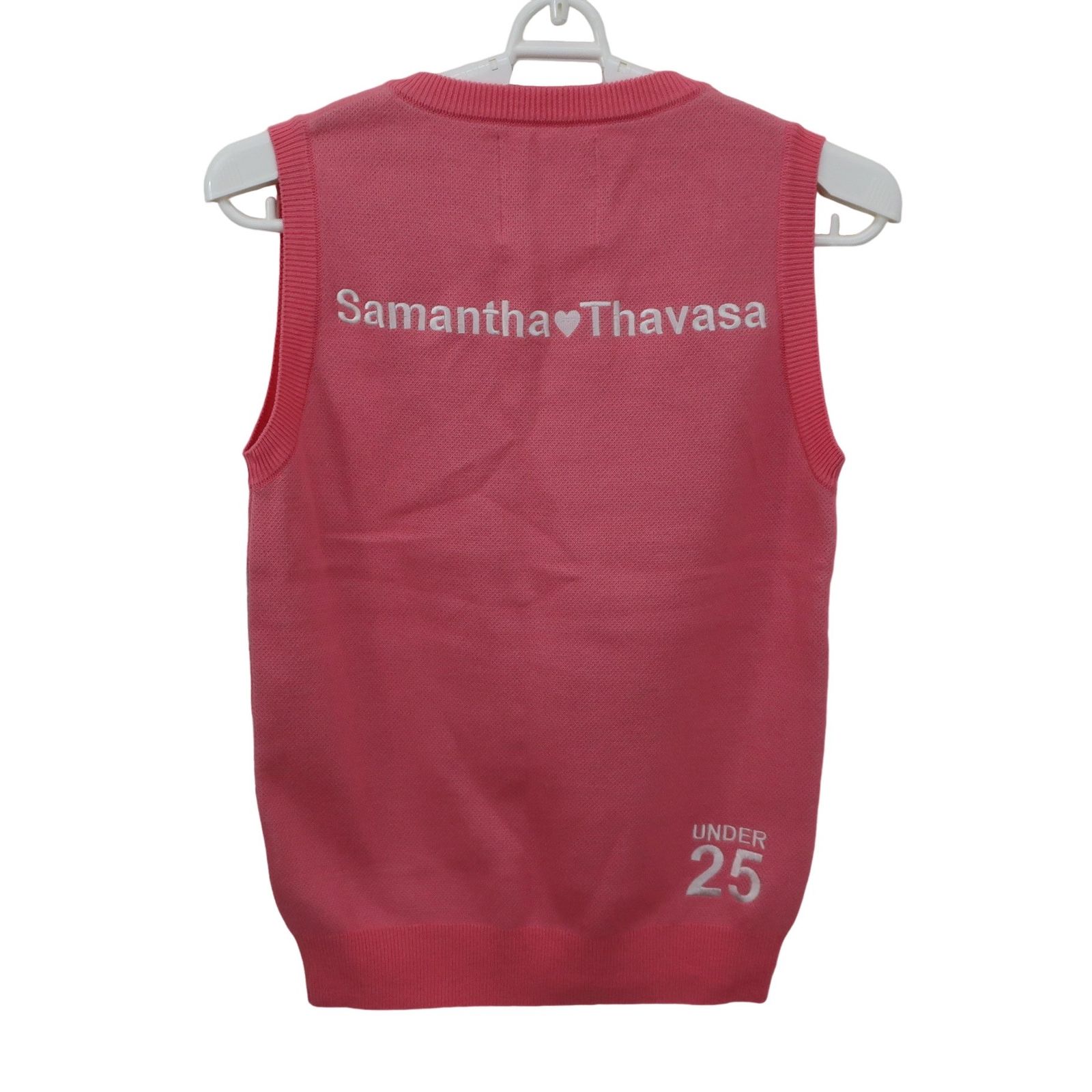 Samantha Thavasa(サマンサタバサ) ニットベスト ピンクハート柄