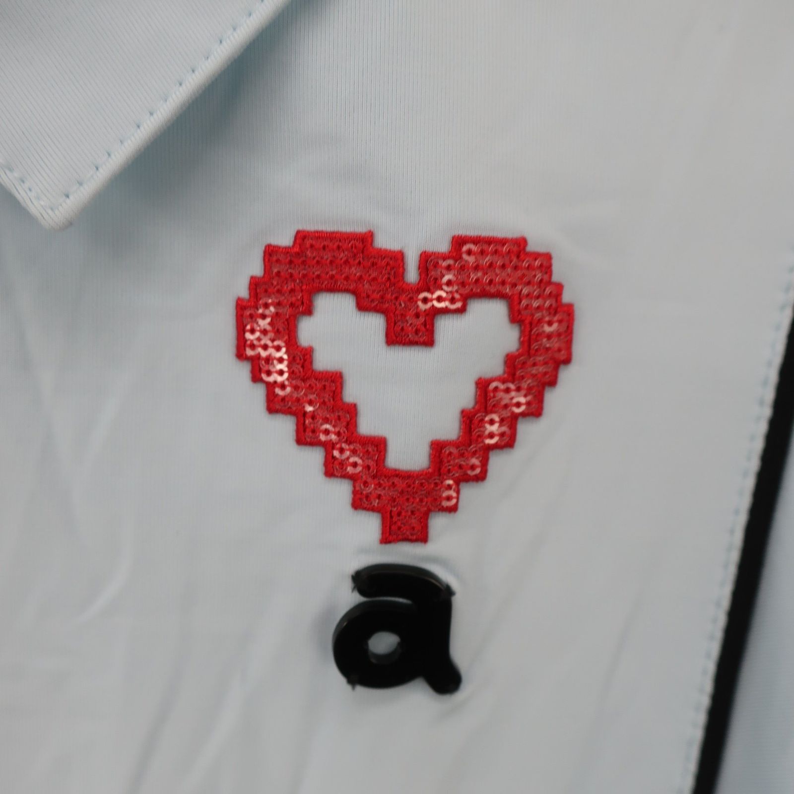 archivio(アルチビオ) ノースリーブポロシャツ 水色 レディース 36