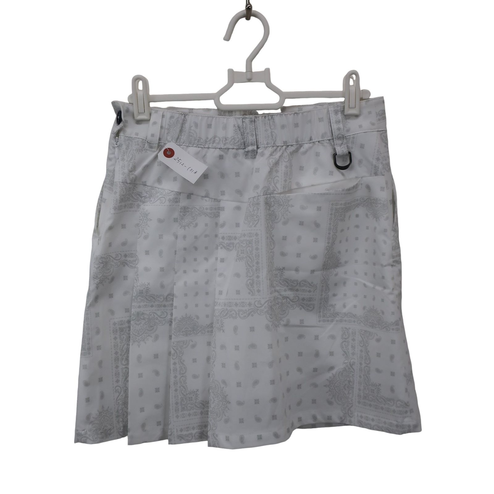 未使用品】NEW ERA GOLF(ニューエラ) スカート 白グレー総柄