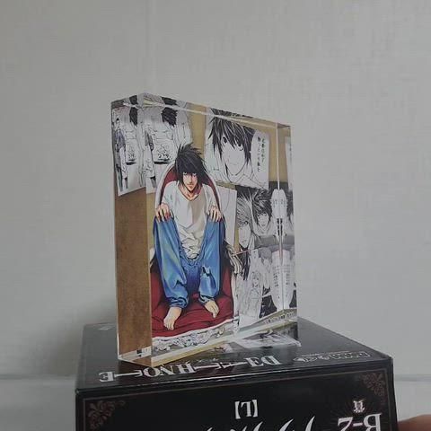 当日発送 3種セット DEATH NOTE(デスノート) B賞 アクリルブロック 夜