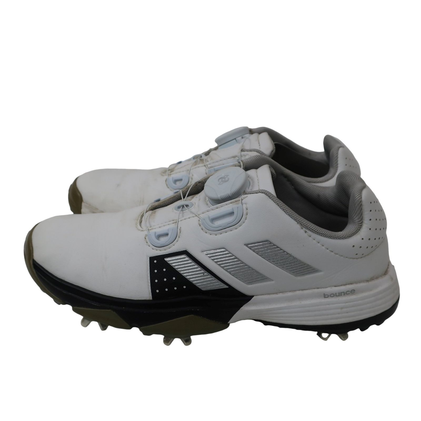 adidas(アディダス) ダイヤル式ゴルフシューズ 白 レディース 22.0cm