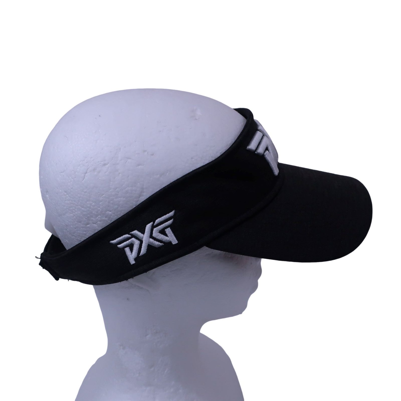 美品】PXG サンバイザー 黒 メンズ フリーサイズ ゴルフ用品 2601-0562