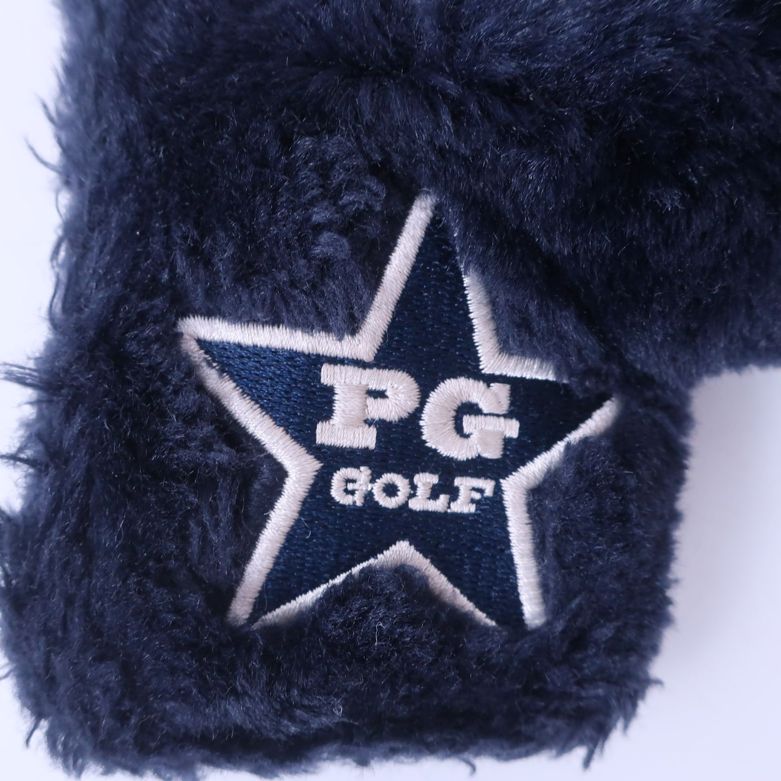 美品】PEARLY GATES(パーリーゲイツ) ボアパターカバー ネイビー ピン