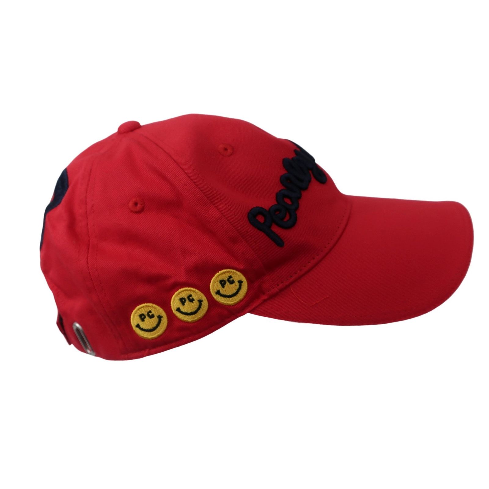 美品】PEARLY GATES(パーリーゲイツ) キャップ 赤 メンズ フリーサイズ