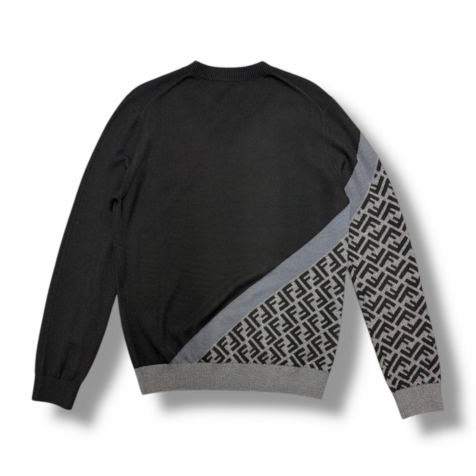国内正規 未使用 FENDI FFズッカニット セーター フェンディ FZX091