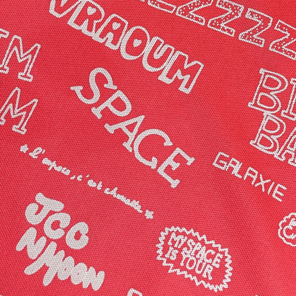 サイズ：42 CASTELBAJAC カステルバジャック 半袖ワンピース 英字総柄