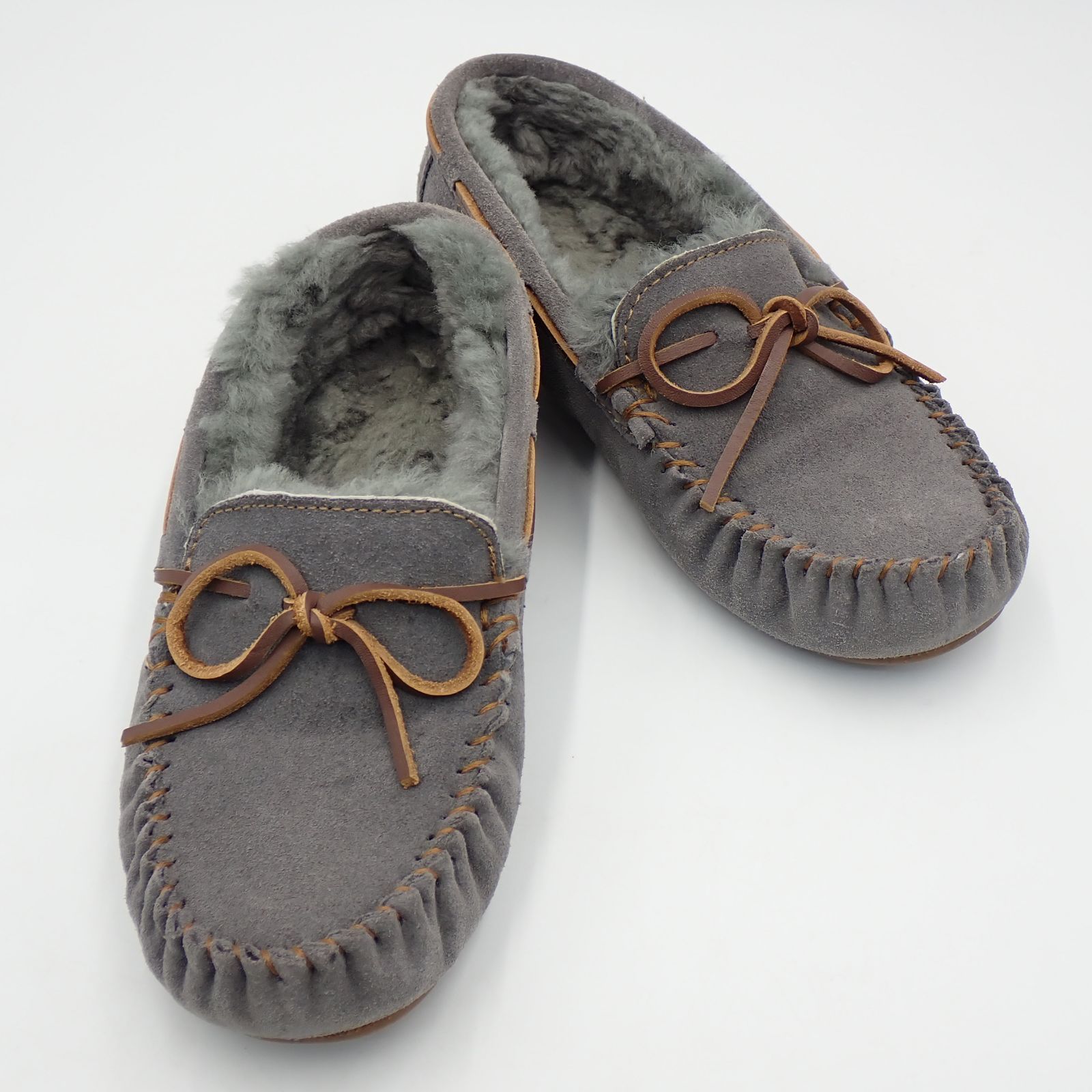 EMU Australia モカシン 2セット グレー ブラウン W7(JP約23-24cm