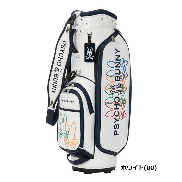 サイコバニー ゴルフ キャディバッグ カートキャディバッグ LOGOART