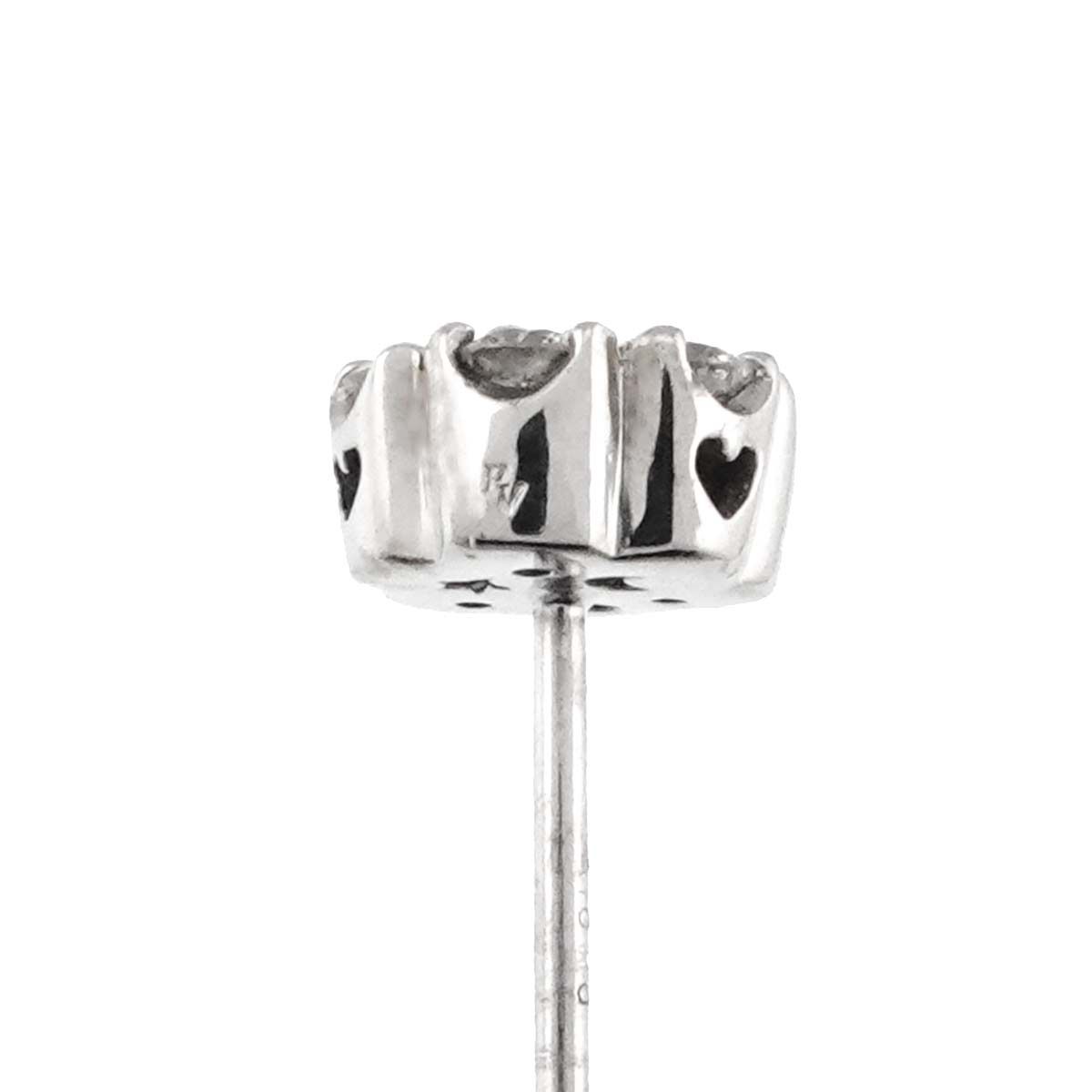 ポンテヴェキオ Ponte Vecchio ダイヤ 0.22ct/0.22ct ピアス K18 WG 