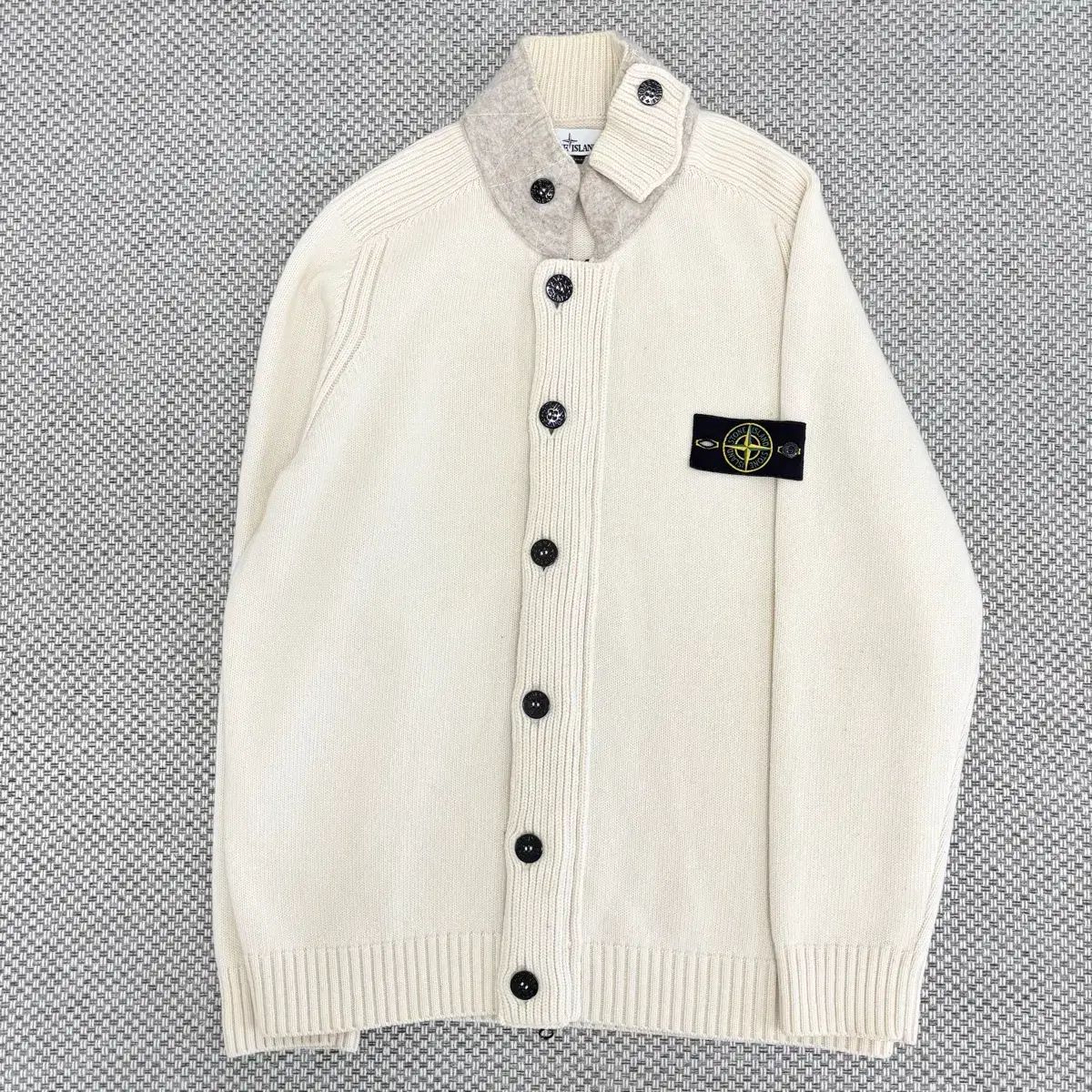 XXL ストーンアイランド ダブル ニットジップアップ - メルカリ