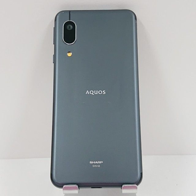 AQUOS sense3 basic SHV48 au ブラック 送料無料 本体 c16855 - メルカリ
