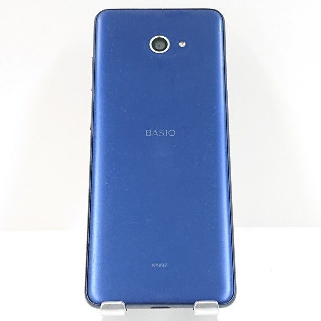 BASIO4 KYV47 au ロイヤルブルー 送料無料 本体 c16866 - メルカリ