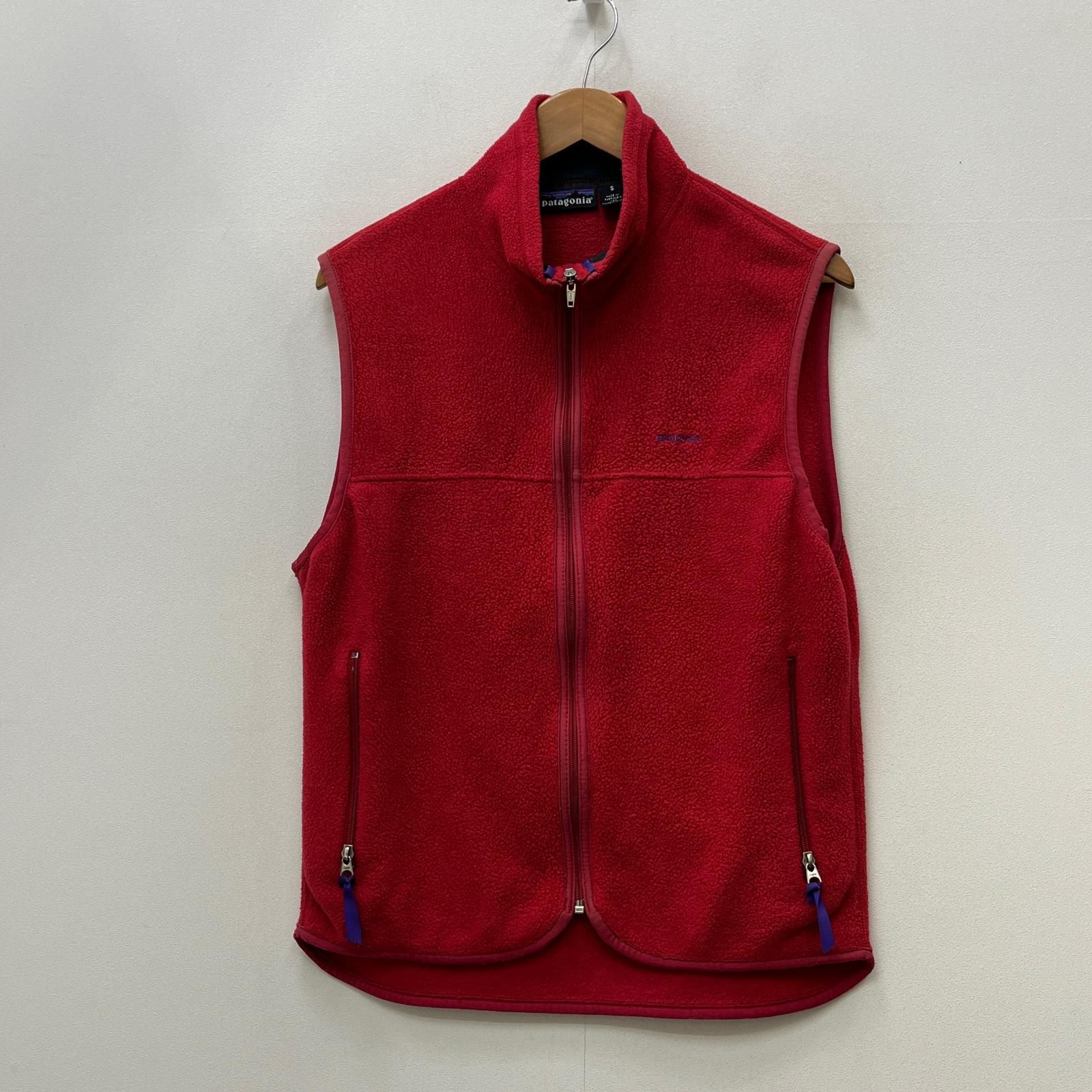 【加古川店】 中古 patagonia | パタゴニア ベスト fleece vest レッド サイズ：S 【92】