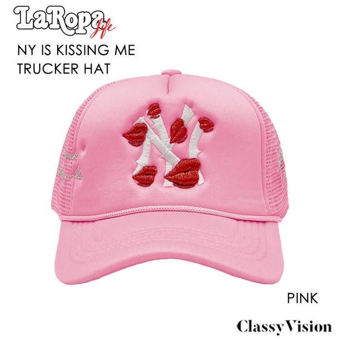 トラッカーキャップ ラロパ ピンク LA ROPA ラロパ LA TRUCKER HAT メッシュキャップ FREE コットン PNK メンズ 25WK-LAR-LA 中古品の販売・通販なら