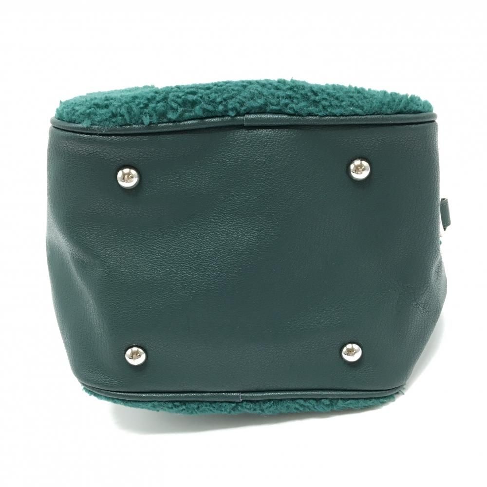 美品】CPG 2WAYカートバッグ ダークグリーン ボア ショルダー