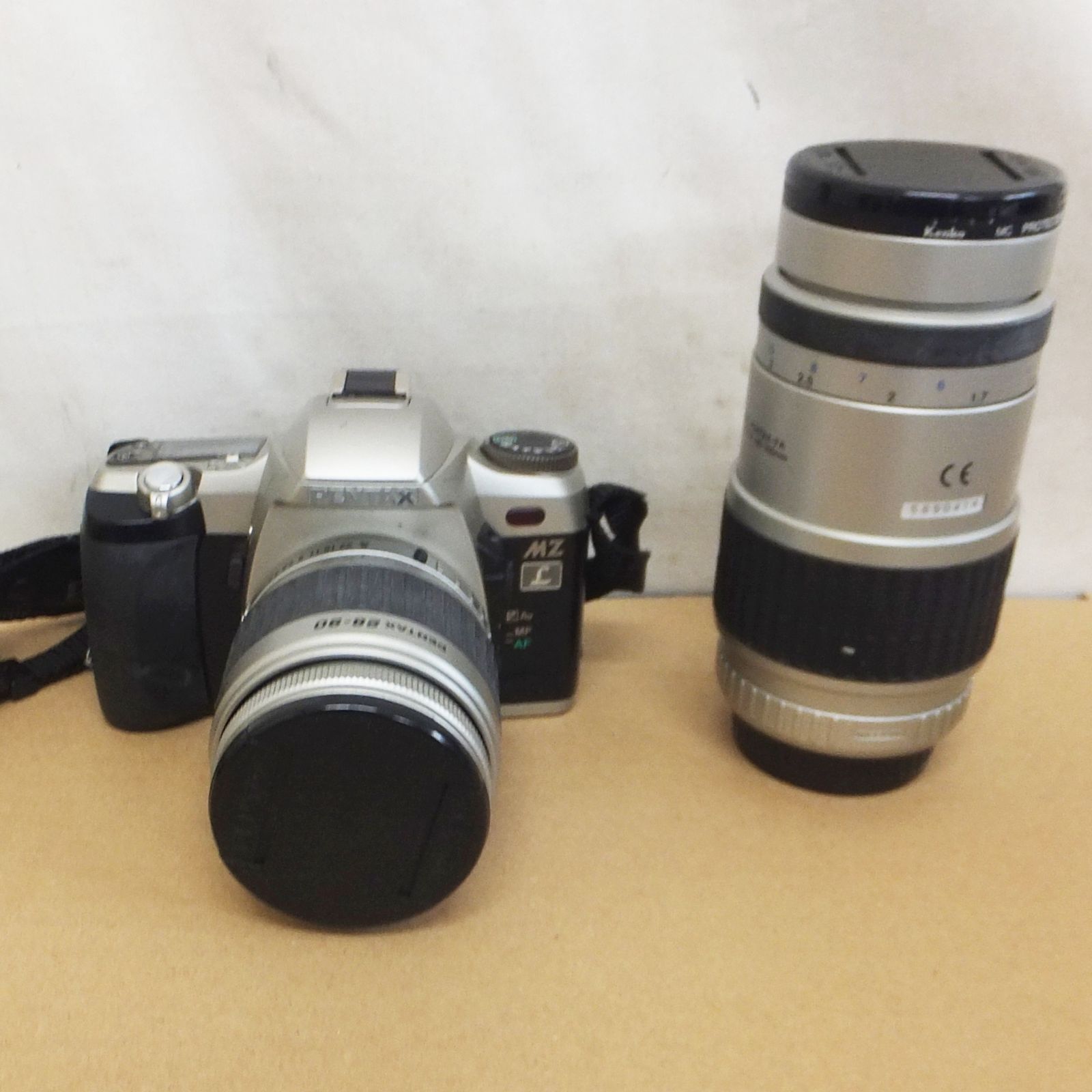 R813【希少】ペンタックス MZ-L フィルムカメラ Wズームレンズ バッグ