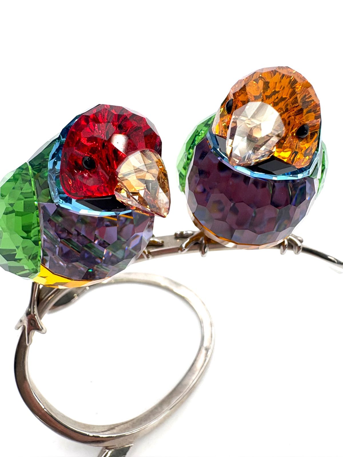 SWAROVSKI スワロフスキー コキンチョウ ペリドット 鳥 クリスタル