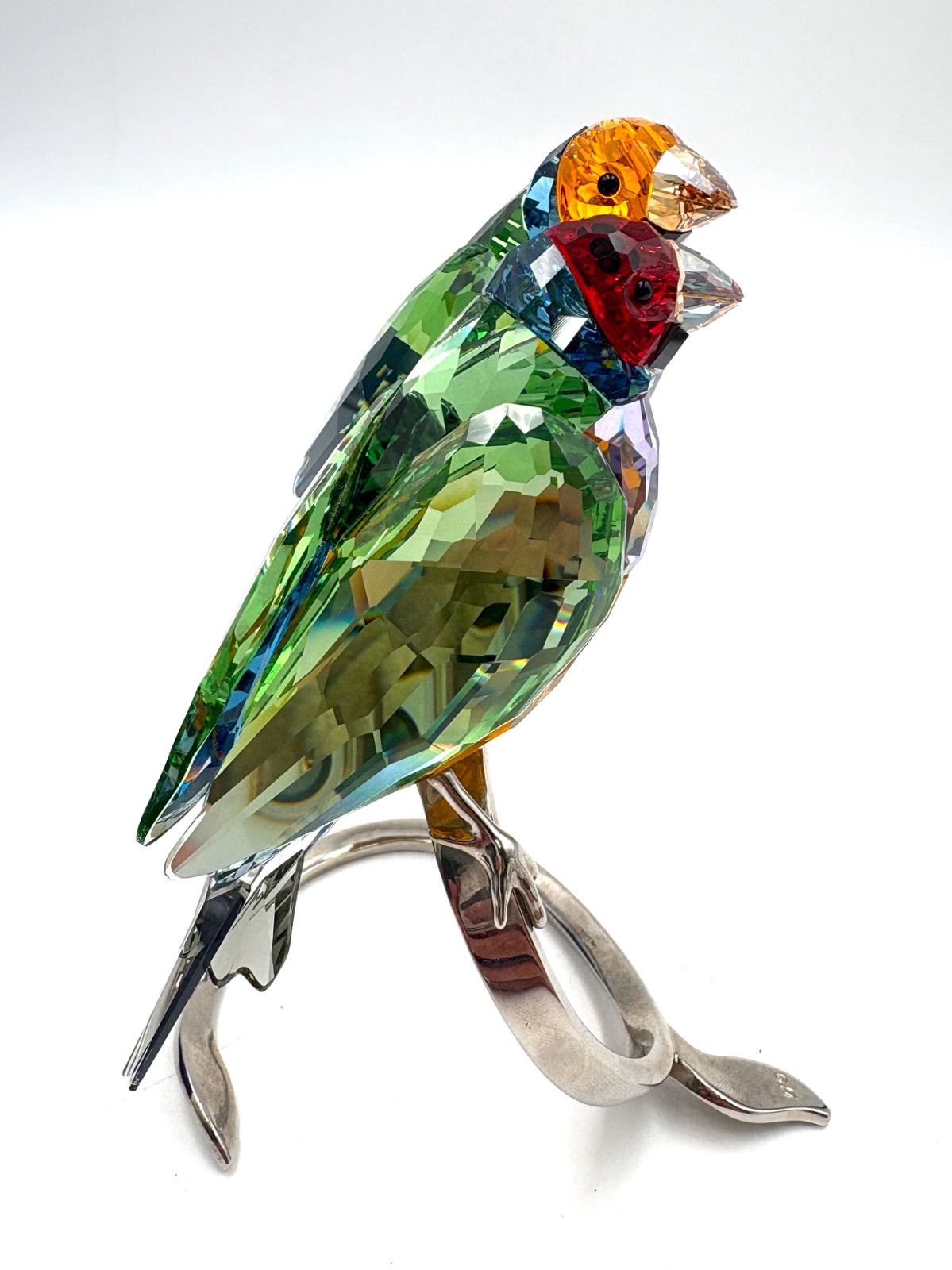 SWAROVSKI スワロフスキー コキンチョウ ペリドット 鳥 クリスタル