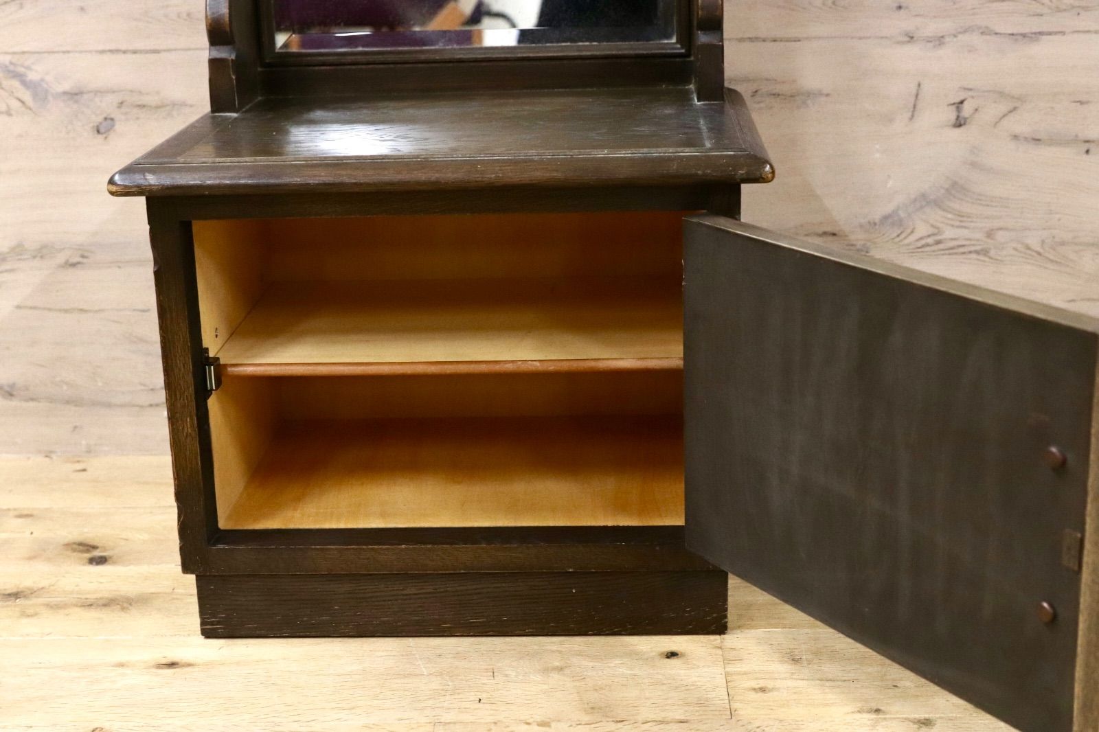 GMIK822○永田良介商店 ドレッサー 鏡台 和家具 和製アンティーク 昭和