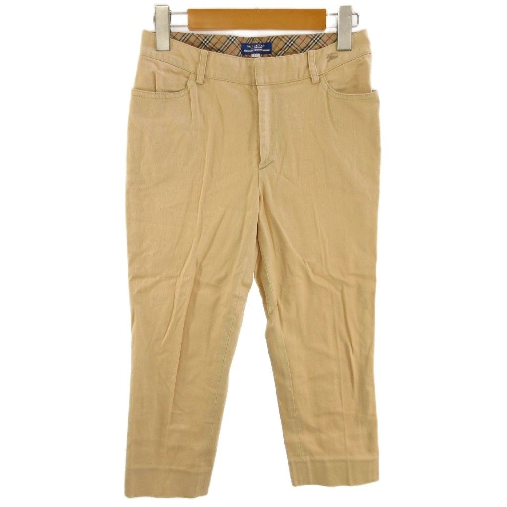 ブルーレーベルベージュ パンツ バーバリーブルーレーベル BURBERRY BLUE LABEL パンツ コットン