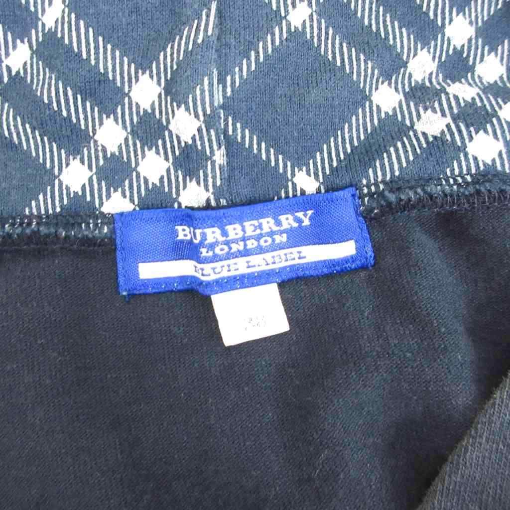 バーバリーブルーレーベル BURBERRY BLUE LABEL パーカー 7分袖 プル