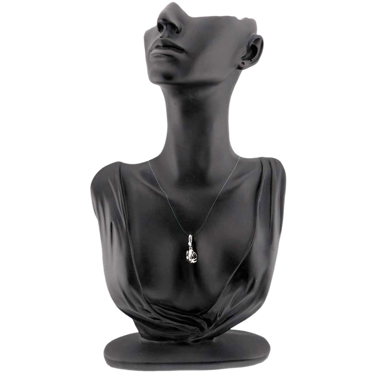 シャネル CHANEL カメリア ペンダント トップ K18 WG 750 ホワイト