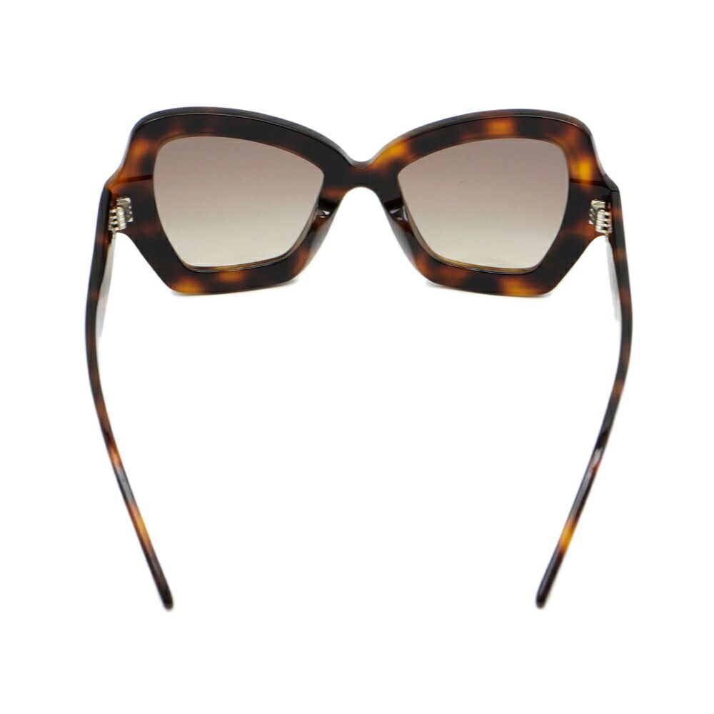 名東】セリーヌ サングラス ラインストーン ブラウン シルバー金具