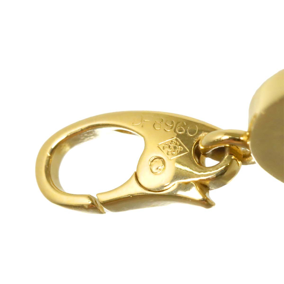 カルティエ Cartier クロス メダル ペンダント トップ K18 YG イエロー