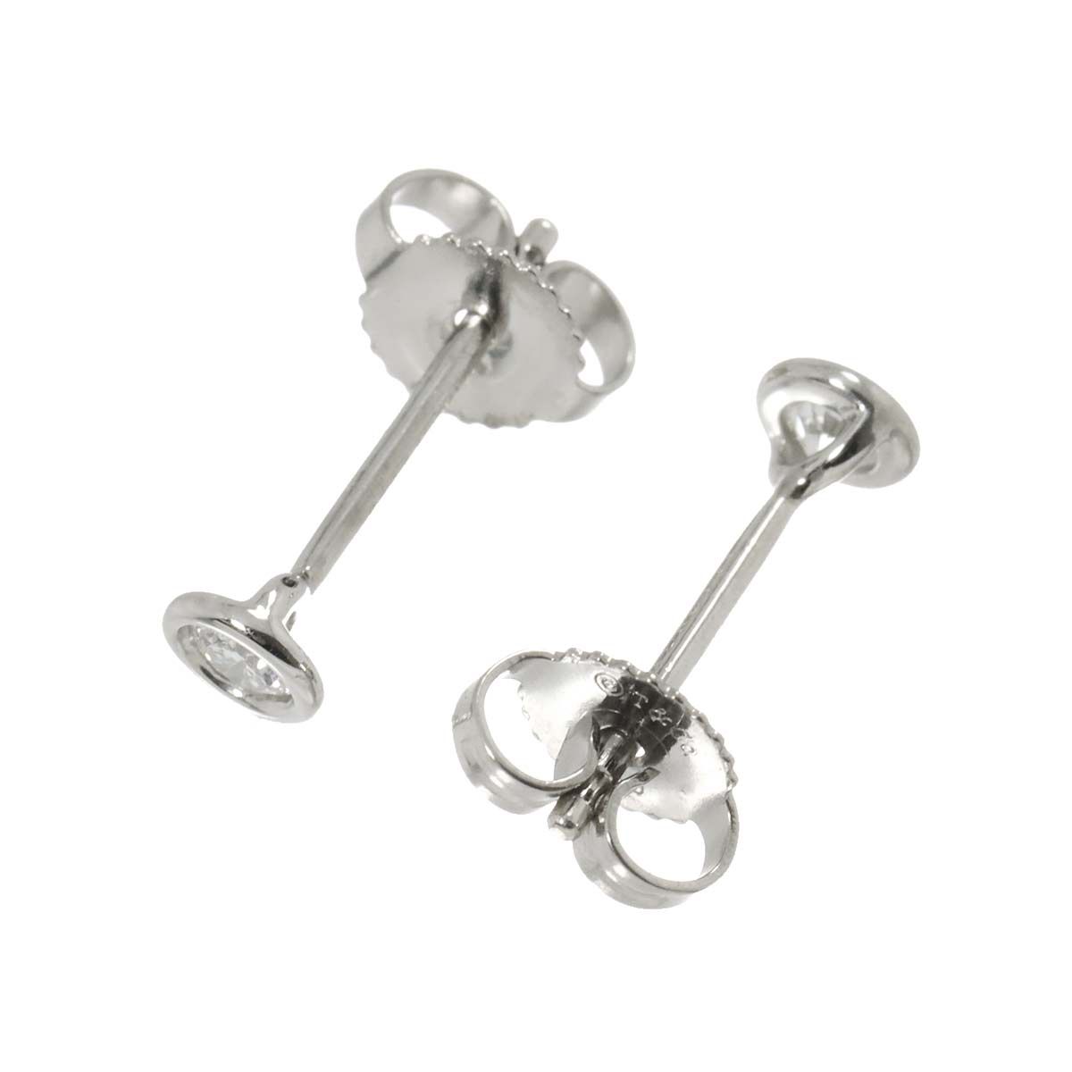 ティファニー TIFFANY&Co. バイザヤード ダイヤ ピアス Pt プラチナ