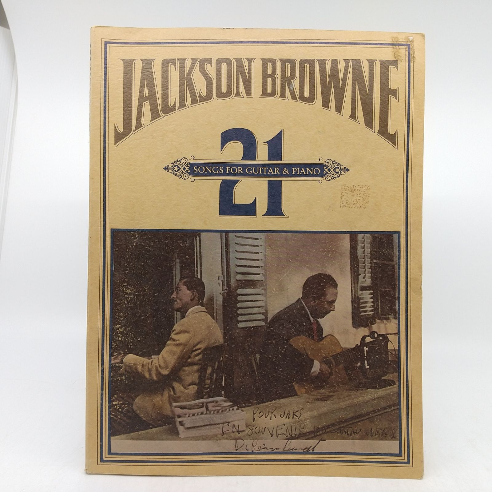 絶版 ジャクソン・ブラウン ベスト 21 ギター ピアノスコア 楽譜 タブ譜 S/楽譜/ジャクソンブラウン/JACKSON BROWNE/ベスト/タブ譜/バンドスコア