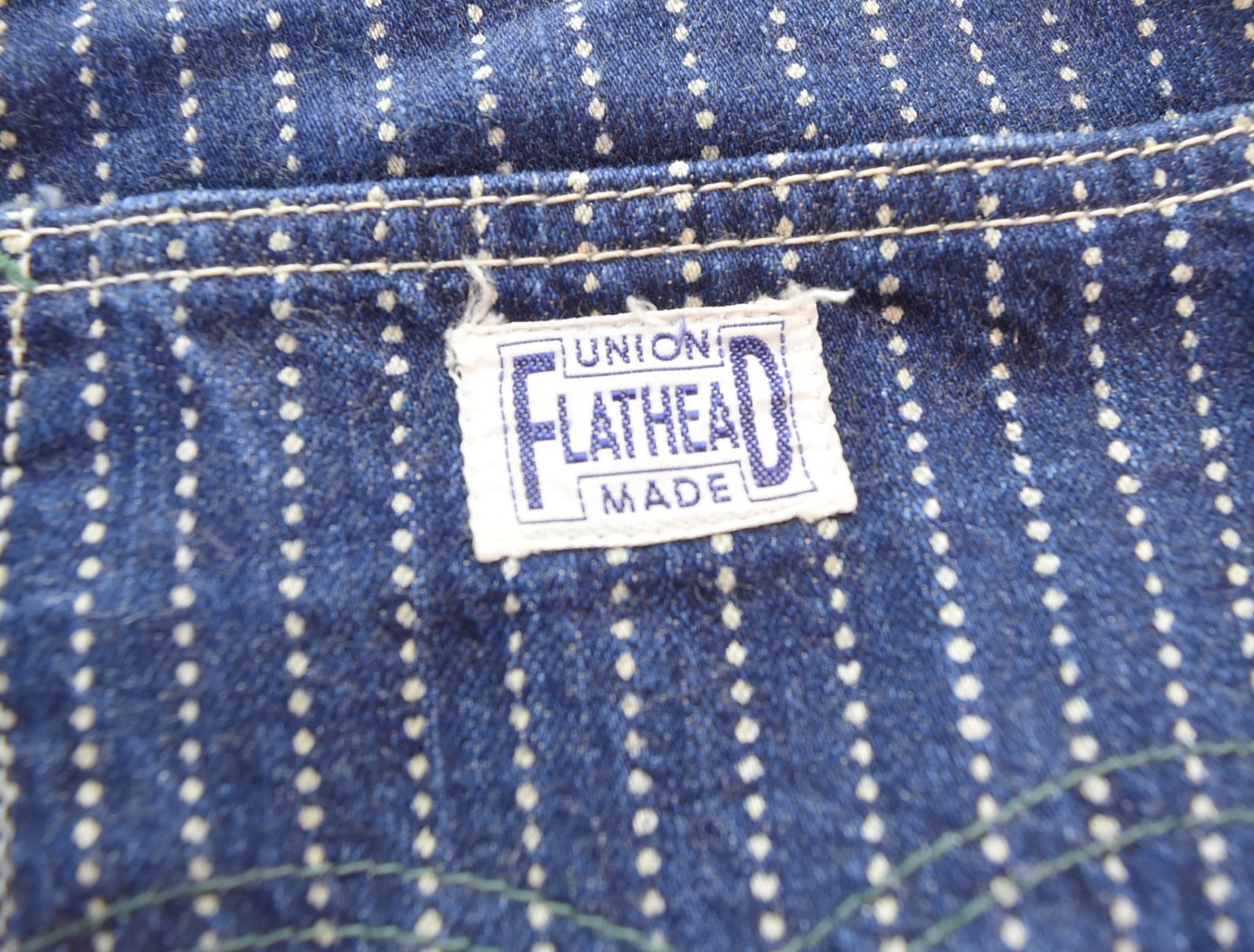 布団　フラットヘッドのウォバッシュペインターW31 フラットヘッド THE FLAT HEAD ウォバッシュペインターパンツ WPN-03W