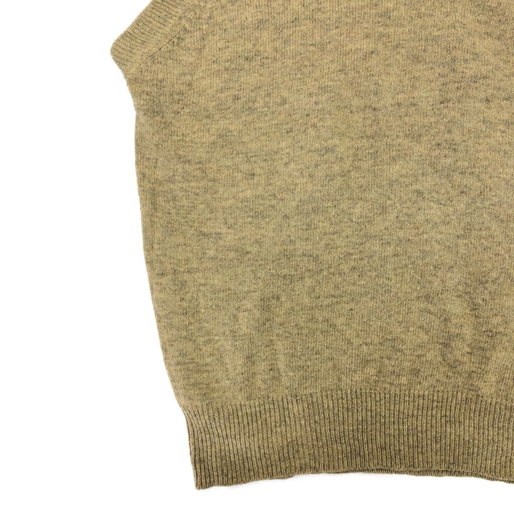 90年代 Burberrys バーバリーズ Vネック ウールニットベスト ベージュ