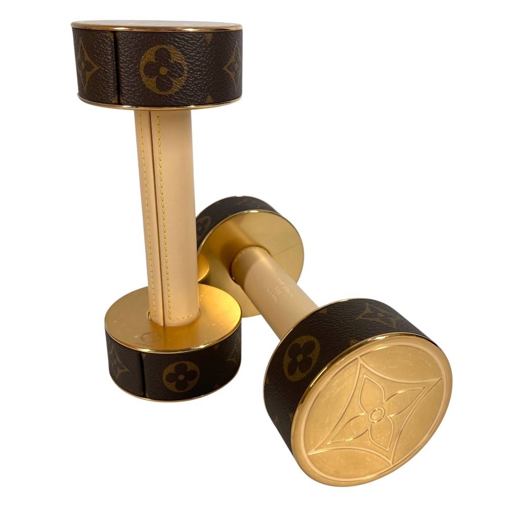 【フィルム付未使用】LOUIS VUITTON 最高級インテリア ダンベルセット LOUIS VUITTON ルイヴィトン 置物 アルテール ダンベル 2KG GI0753