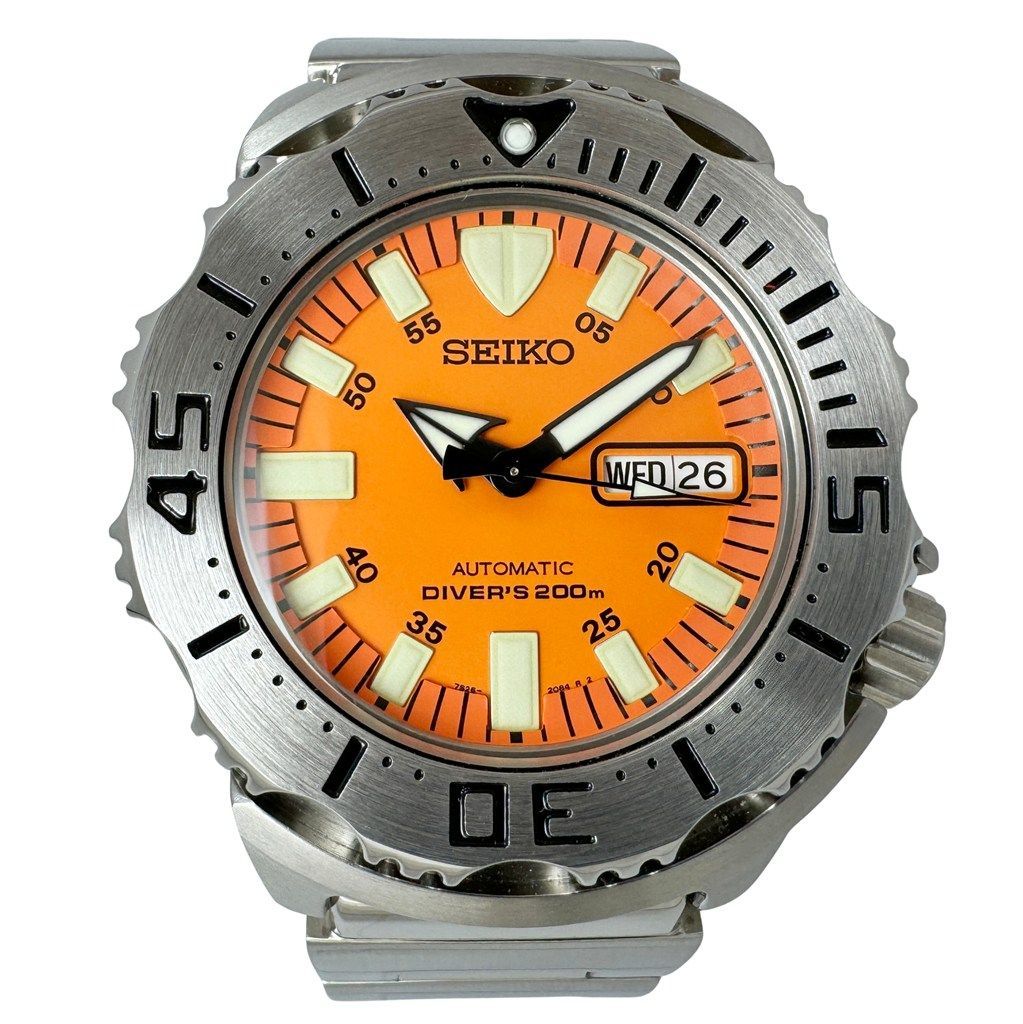 セイコー SEIKO☆オレンジモンスター】メンズ腕時計 中古 7S26-0350