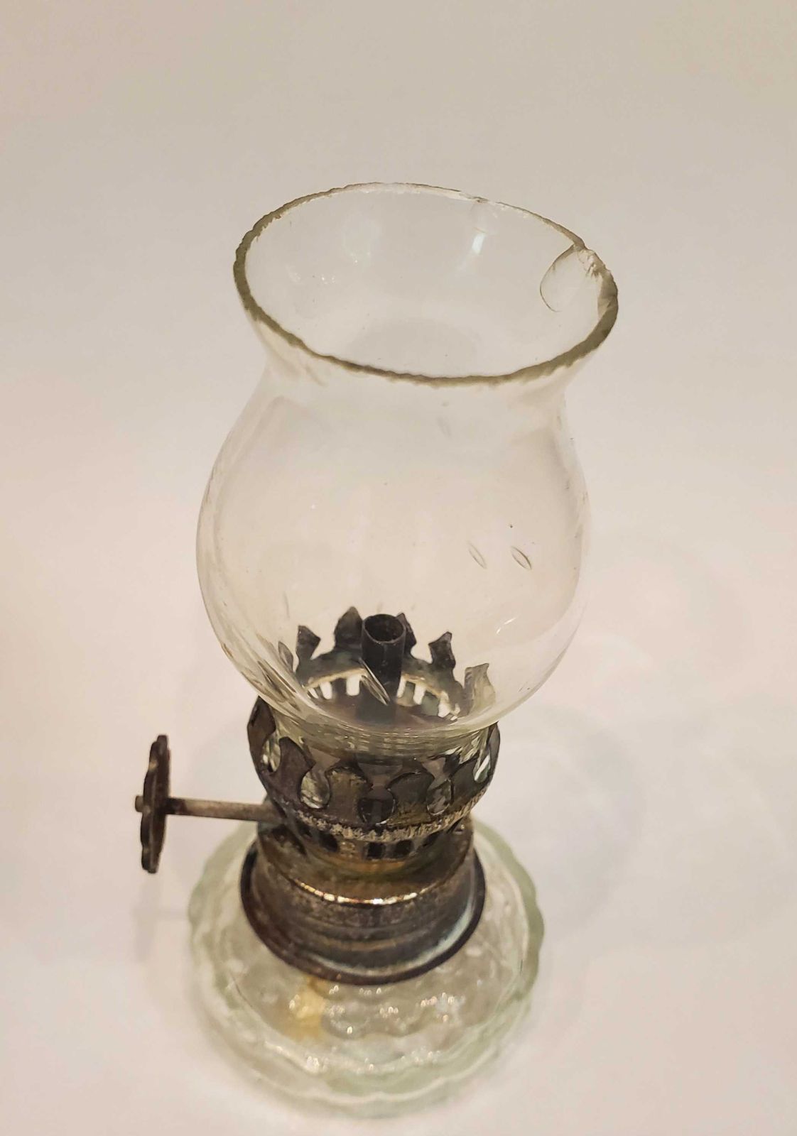 レトロ】ミニ アルコールランプ ガラス製 実験器具 アンティーク 卓上