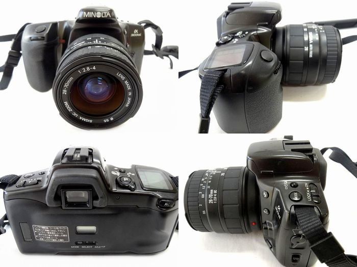 動作確認済み ミノルタ α-303si □ SIGMAレンズ 望遠 28-70mm 70-300mm