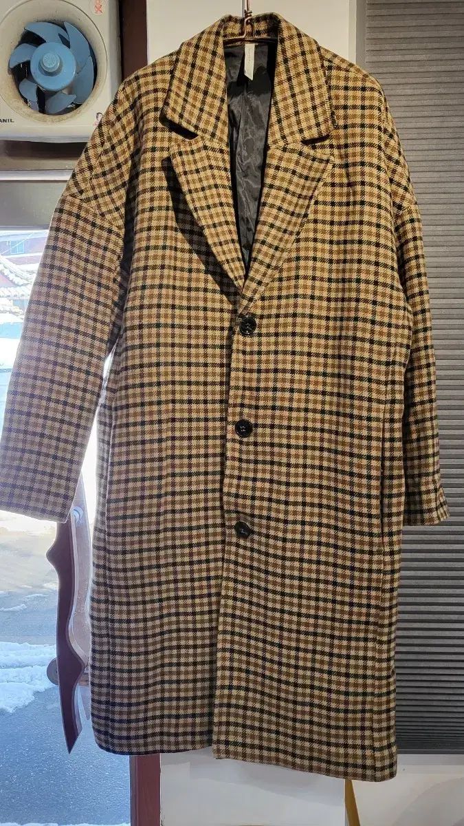 ZARA チェスターコート ザラ ロングコート グレンチェック 美品 (ZARA 