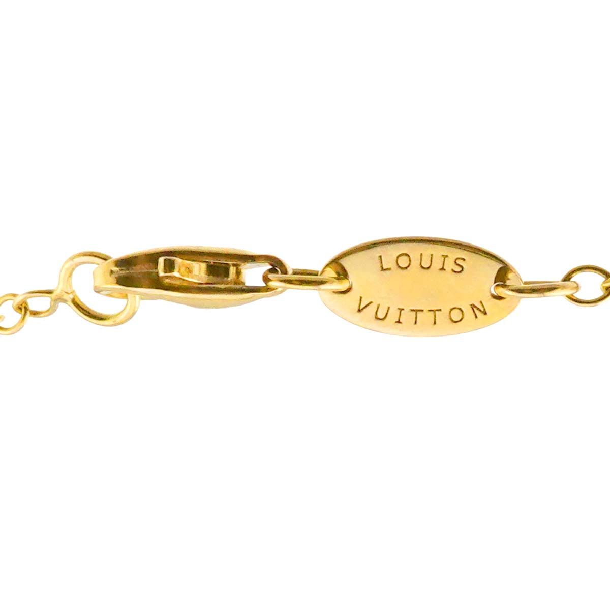 ルイ ヴィトン LOUIS VUITTON ガレア 17cm ブレスレット K18 YG 