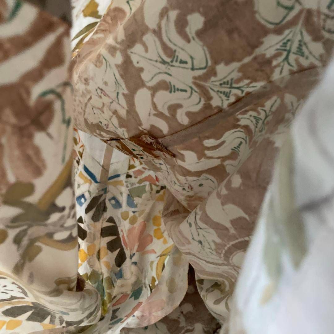 O エトロ ETRO 花柄 ワンピース 長袖 ペイズリー 総柄 お呼ばれ デート