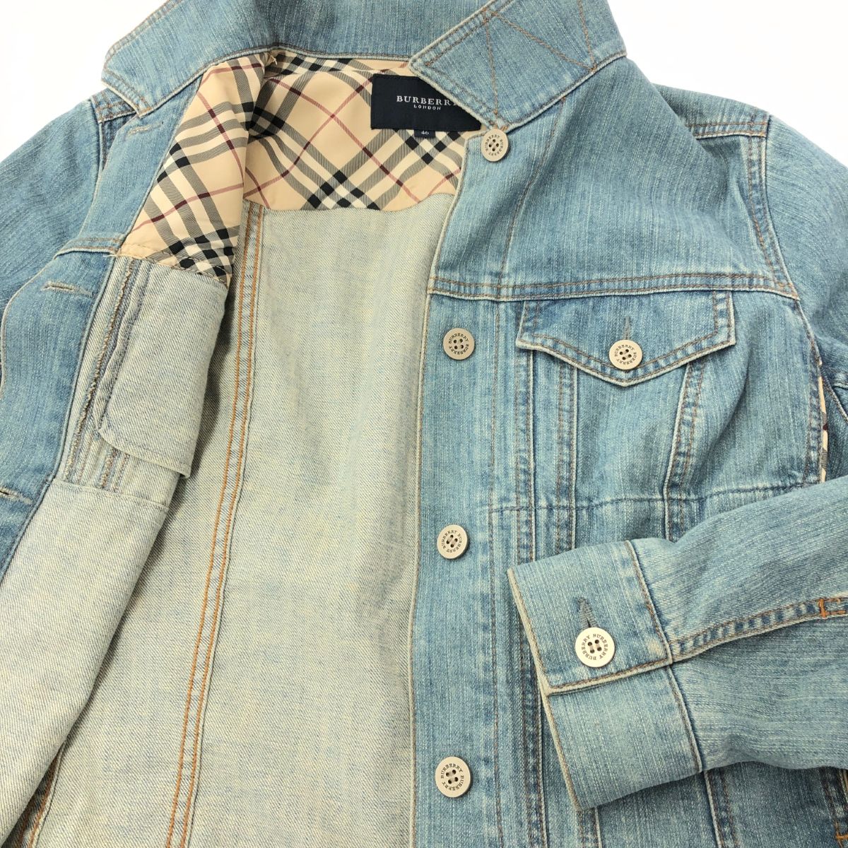 レディース BURBERRY LONDON バーバリーロンドン デニムジャケット 